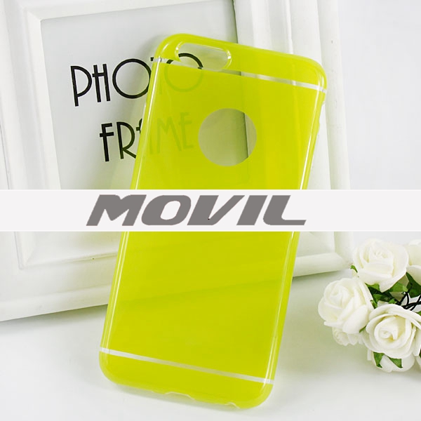 NP-1909 TPU transparente funda para iPhone  6-12